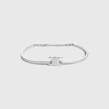 CELINE Brass Triomphe Articulated Bracelet(2 Colors)