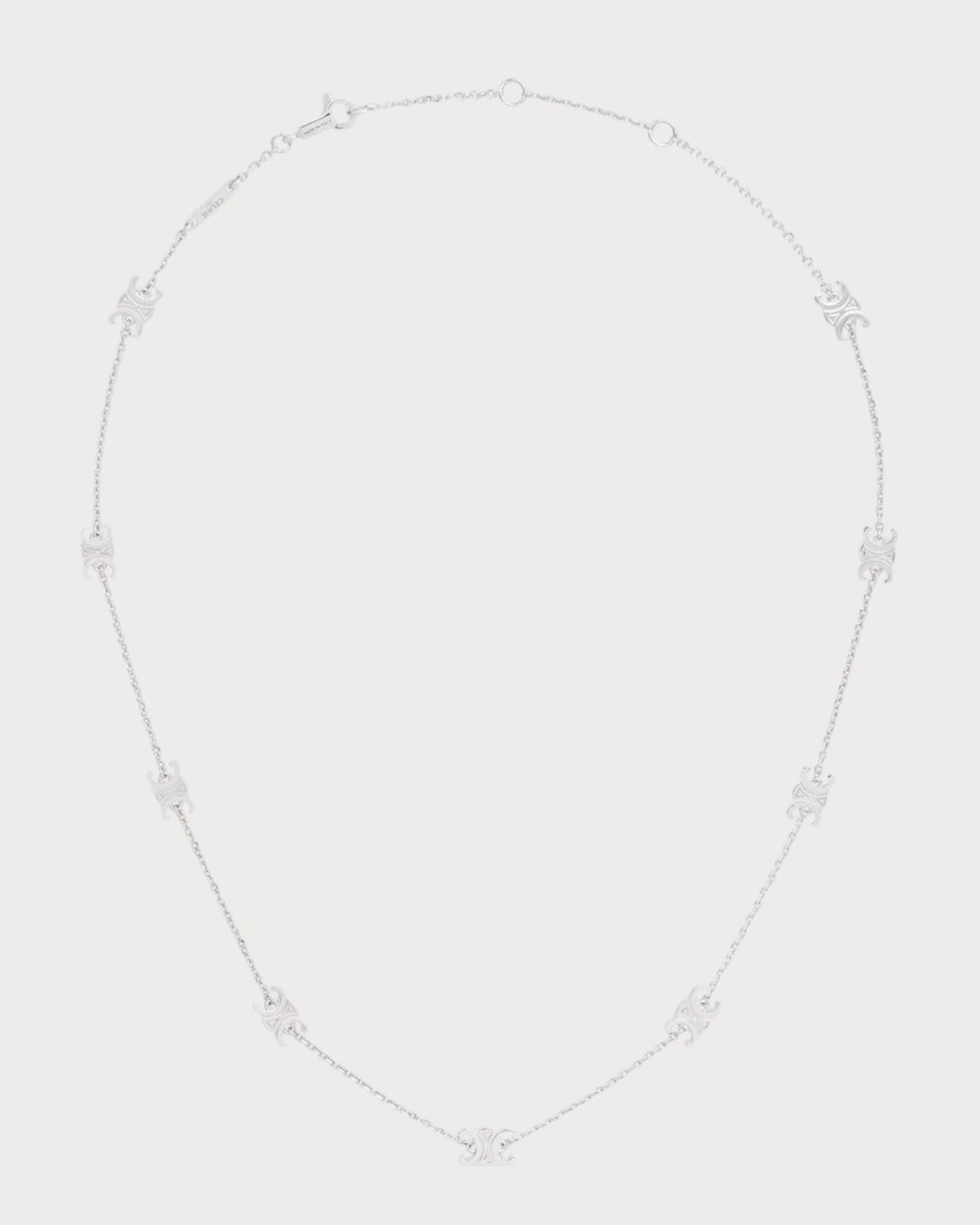 CELINE Triomphe Triomphe Necklace Brass(Mini/2 Colors)