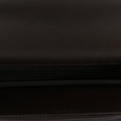 Lambskin Quilted Chanel 19 Wallet On Chain WOC Dark Brown