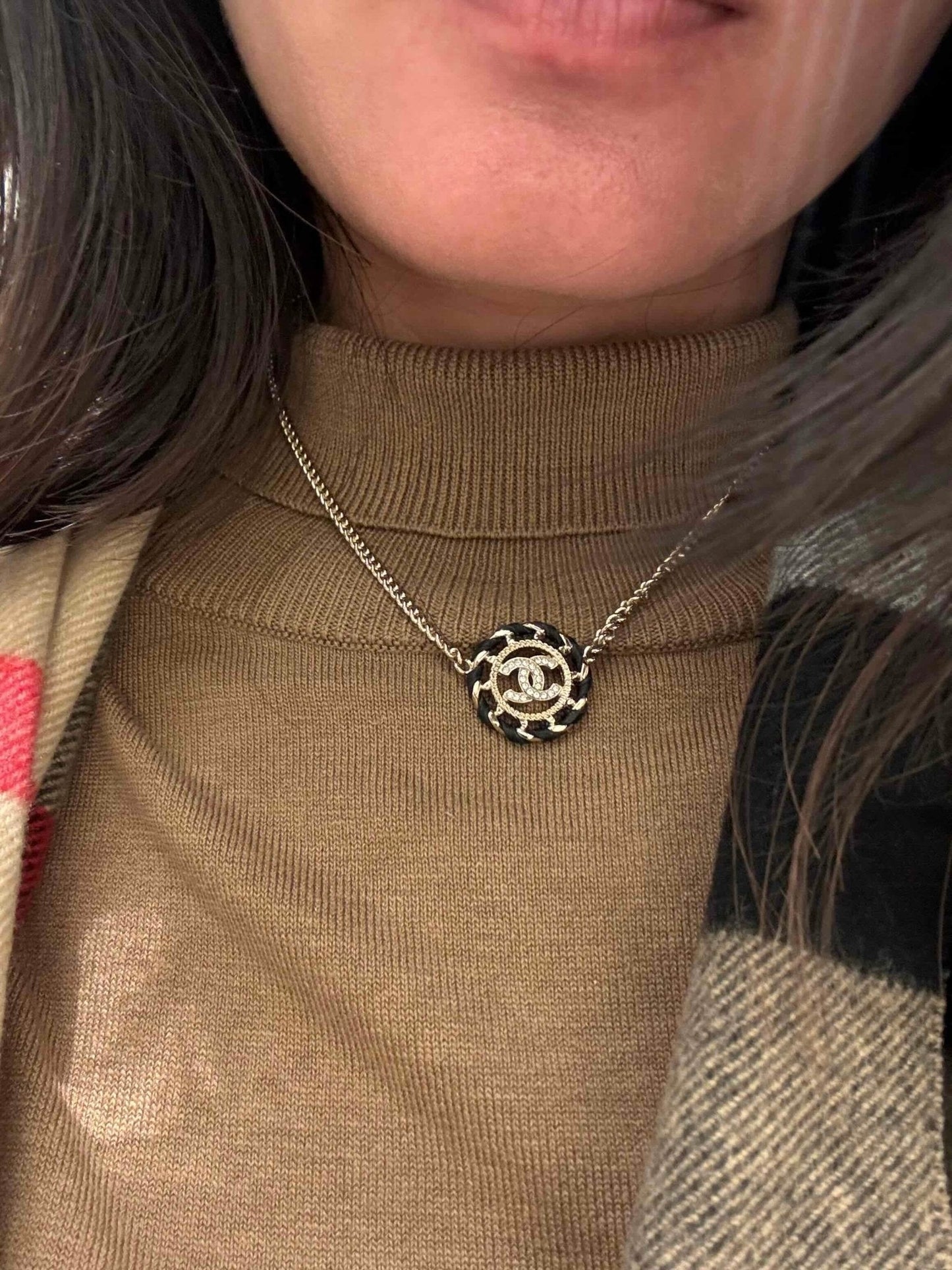CHANEL ABG722 CC Logo Necklace(Gold)