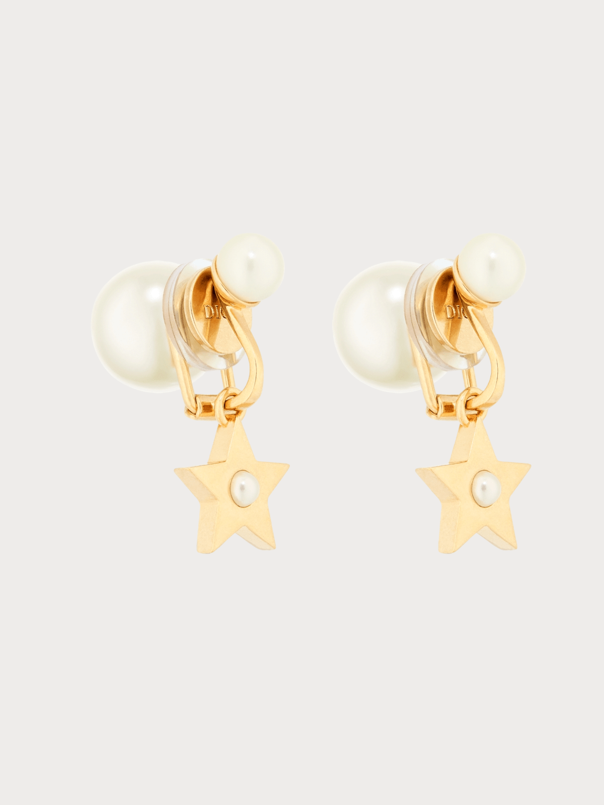 CHRISTIAN DIOR Dior Tribales Clip-On Earrings(Gold)