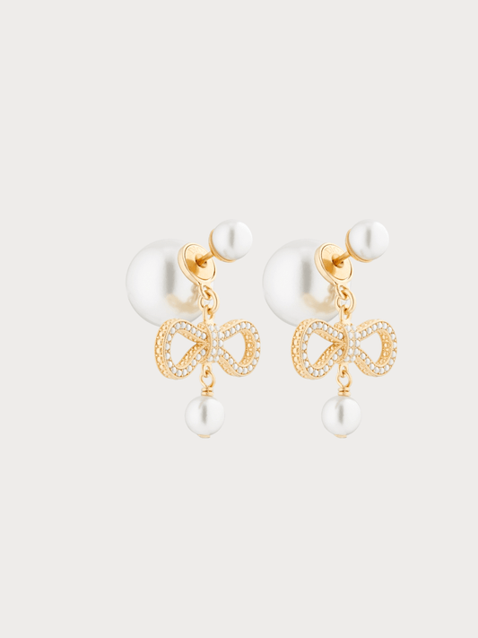 CHRISTIAN DIOR Dior Tribales Earrings(Gold)