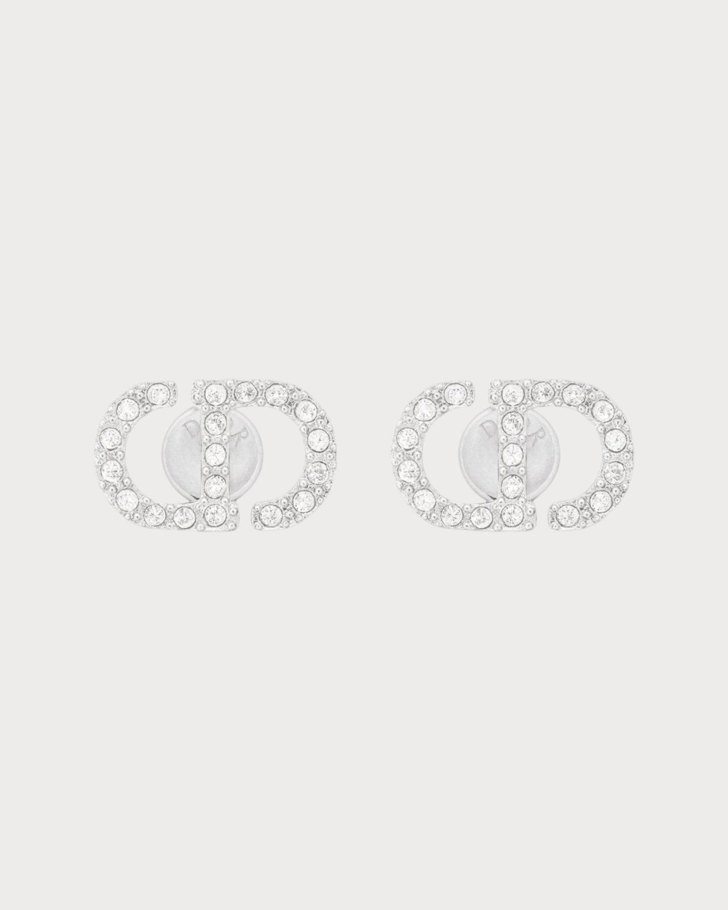 CHRISTIAN DIOR Petit CD Stud Earrings Gold-Finish Metal(Mini/2 Colors)
