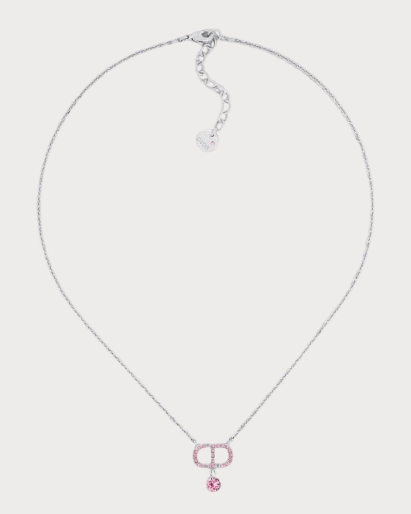 CHRISTIAN DIOR Petit CD Necklace Gold-Finish Metal(2 Colors)