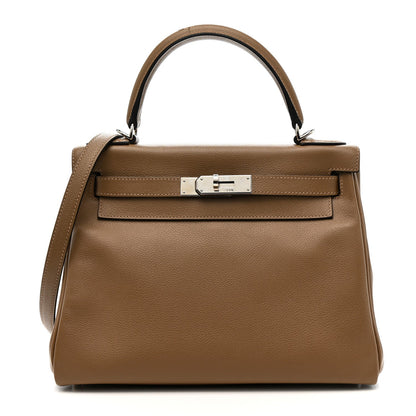 Evercolor Kelly Retourne 28 Beige De Weimar