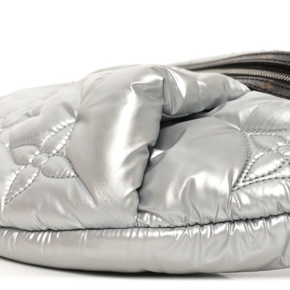 Econyl Monogram Pillow BumBag Silver