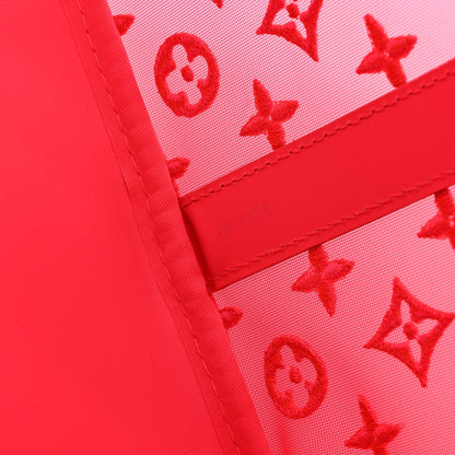 Monogram Fluo See Through Keepall Bandouliere 50 Rose