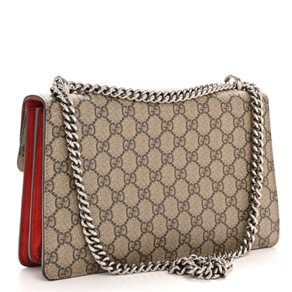 GG Supreme Monogram Small Dionysus Shoulder Bag Red