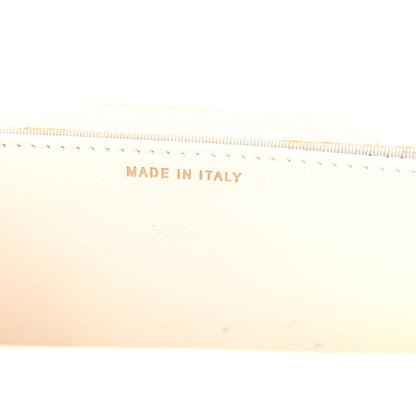 Caviar Quilted Wallet On Chain WOC White