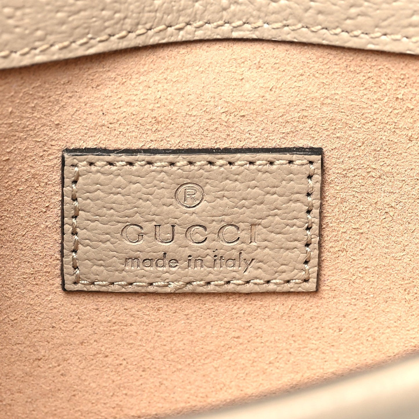 GG Supreme Monogram Textured Dollar Calfskin Super Mini Dionysus Shoulder Bag Beige Mystic White Oatmeal