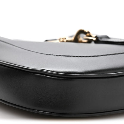 Calfskin Small Jackie Shoulder Bag Black