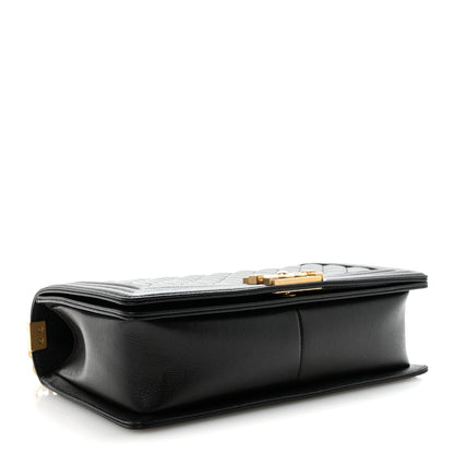 Caviar Quilted New Medium Boy Flap Black