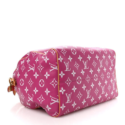 Calfskin Monogram Speedy P9 Bandouliere 40 Agate