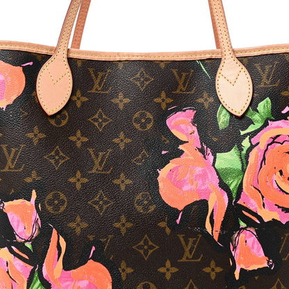 Monogram Roses Neverfull MM