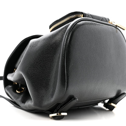 Caviar Quilted Mini Business Affinity Backpack Black