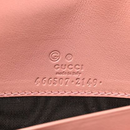 Microguccissima Crossbody Wallet Soft Pink