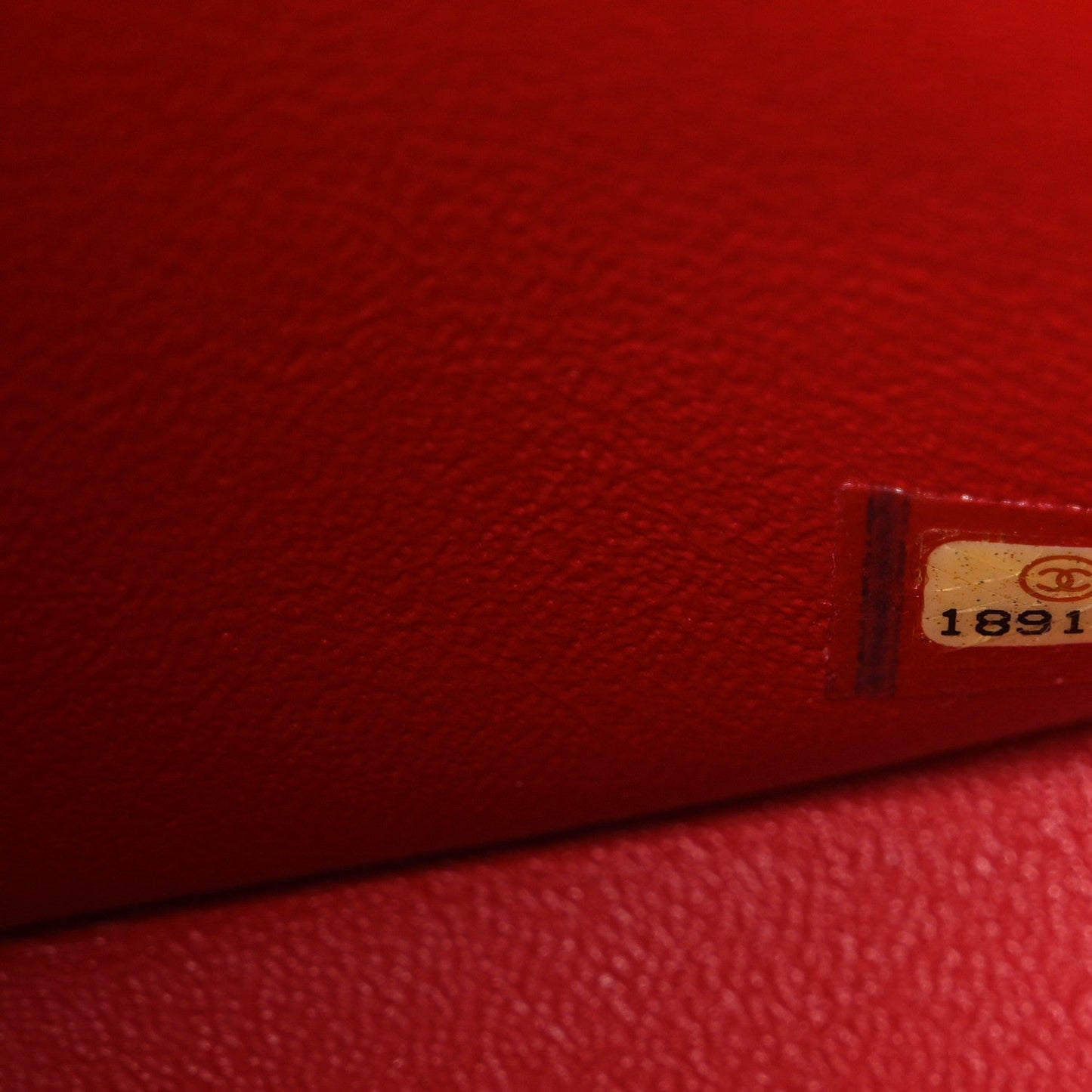 Lambskin Quilted Jumbo Double Flap Red