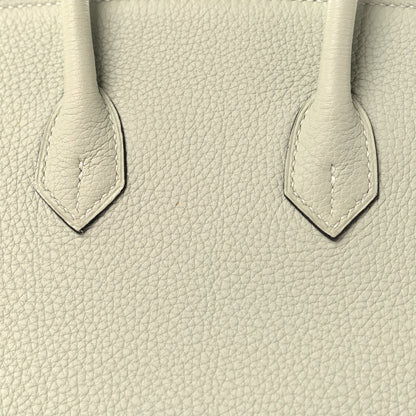 Togo Birkin 25 Gris Neve