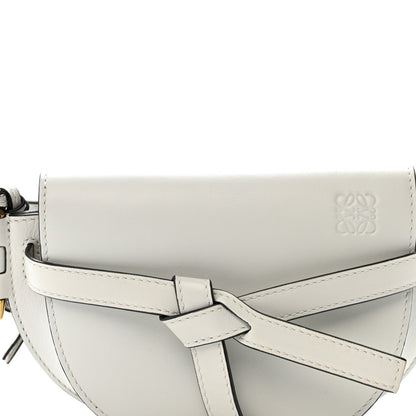 Calfskin Mini Gate Belt Bag Kaolin