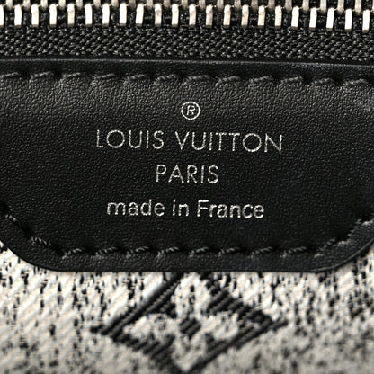 Denim Monogram Jacquard Speedy Bandouliere 25 Black