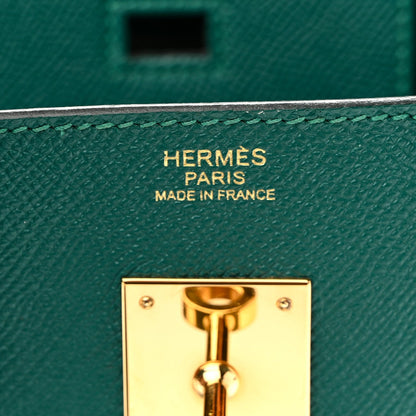 Epsom Birkin 30 Malachite