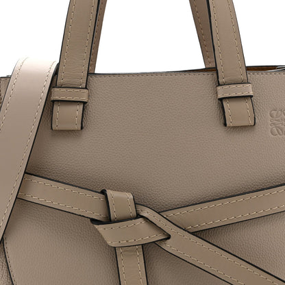 Calfskin Mini Gate Tote Light Oat