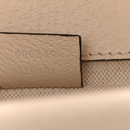 Textured Calfskin Crystal Small Dionysus Shoulder Bag Mystic White