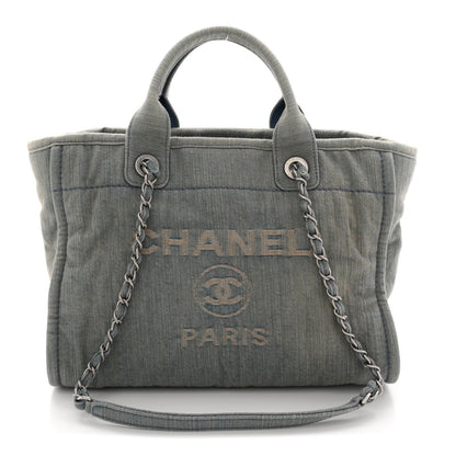Denim Small Deauville Tote Light Blue