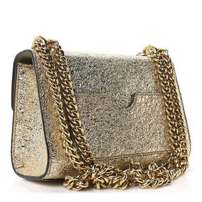 Galassia Small Padlock Shoulder Bag Platino