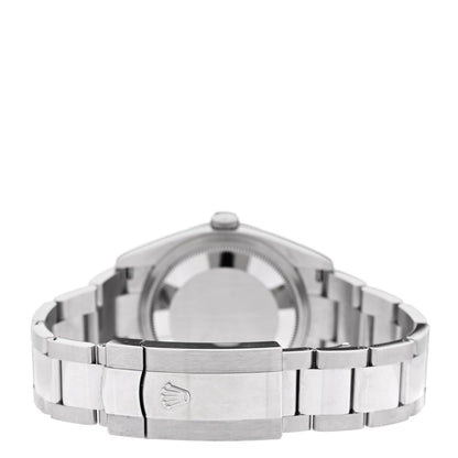 Stainless Steel 18K White Gold 36mm Oyster Perpetual Datejust Watch Mint Green 126234