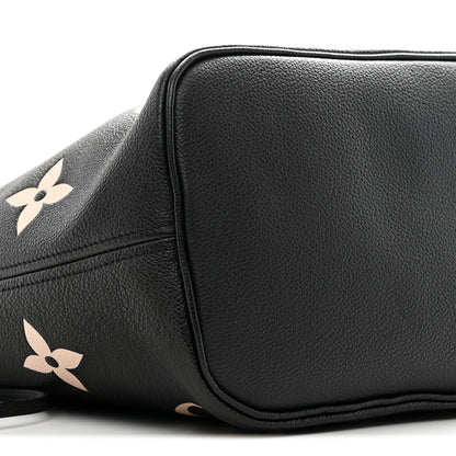 Empreinte Monogram Giant Neverfull MM Black Beige