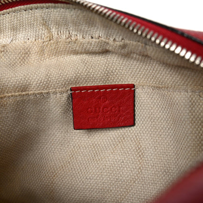 Pebbled Calfskin Small Soho Disco Bag Tabasco Red