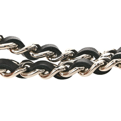 Patent Calfskin Quilted Reissue Wallet On Chain WOC So Black