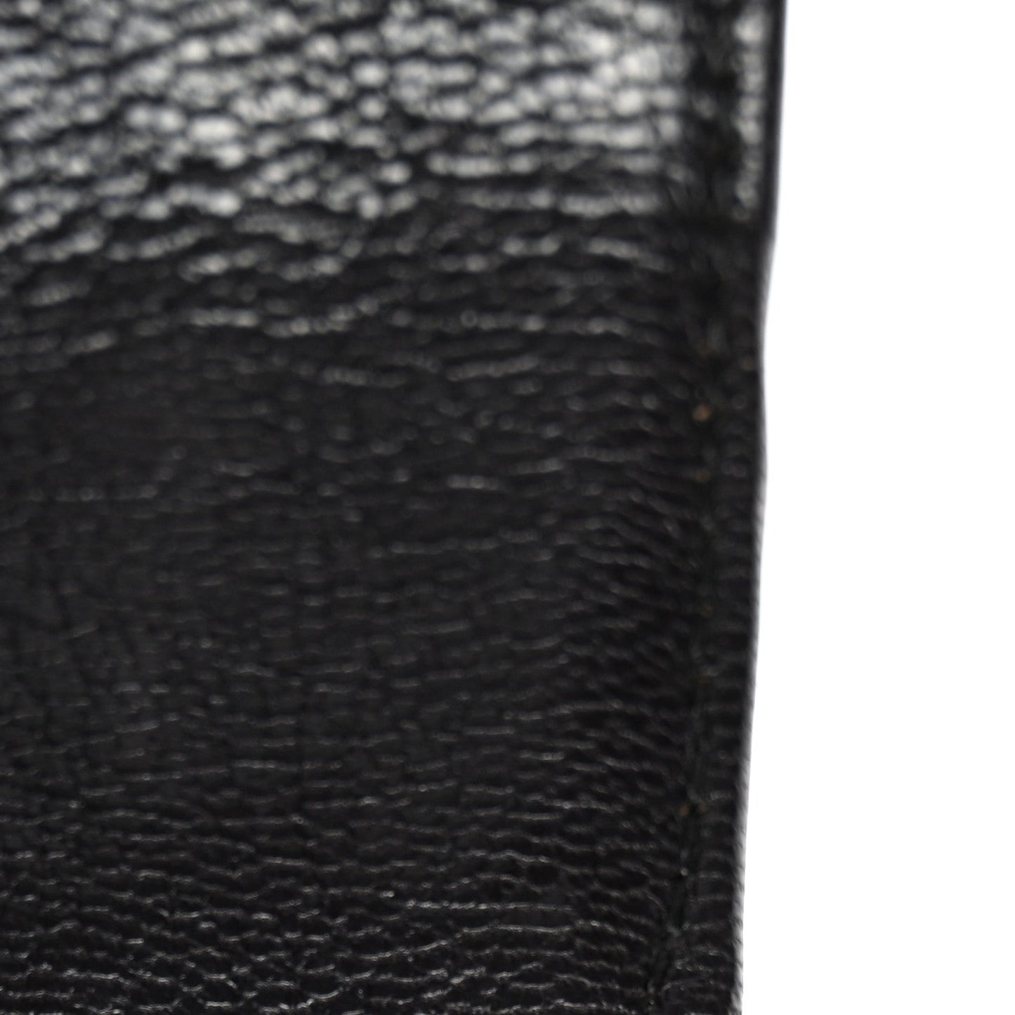 Goatskin Ombre Faded Quilted Large Boy Flap Grey