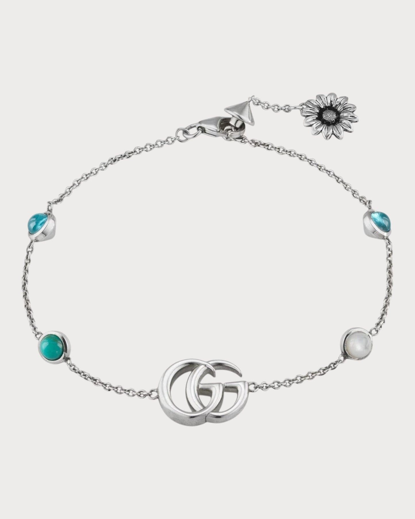 GUCCI GG Marmont Mother-of-Pearl Bracelet 925(Silver)