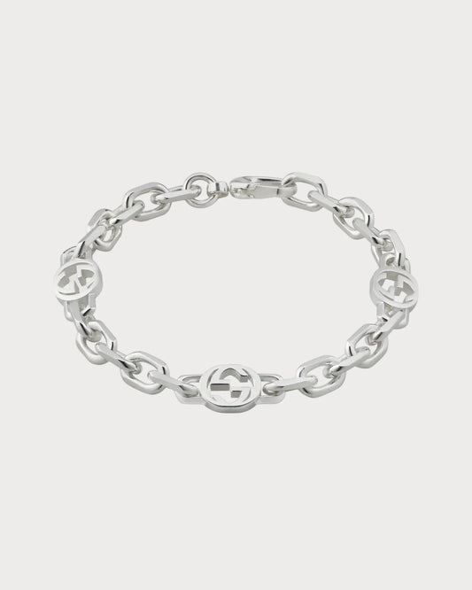 GUCCI Gucci Interlocking Chain Bracelet Metal(2 Colors)