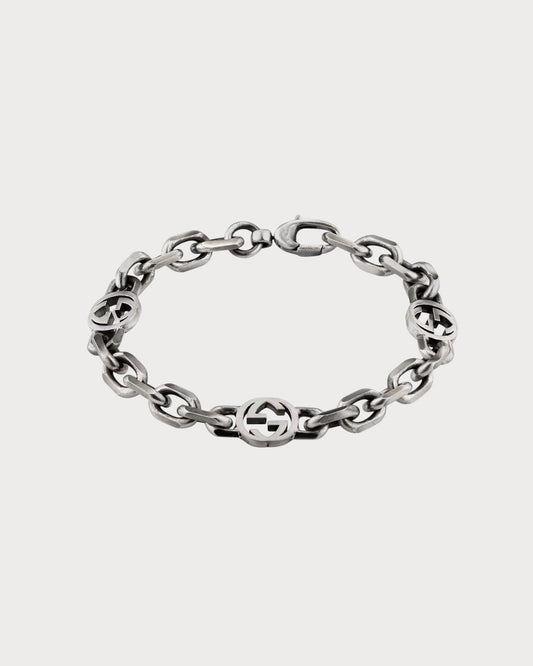GUCCI Gucci Interlocking Chain Bracelet Metal(2 Colors)