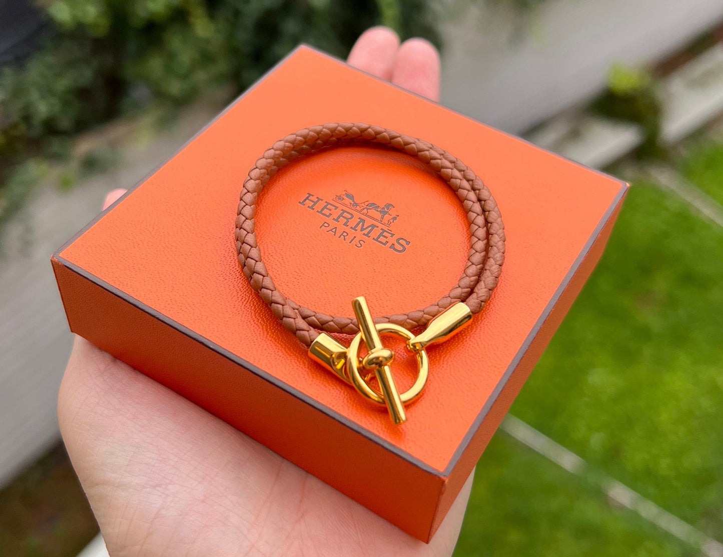 HERMES Double Tour Bracelet Swift Leather(Many)