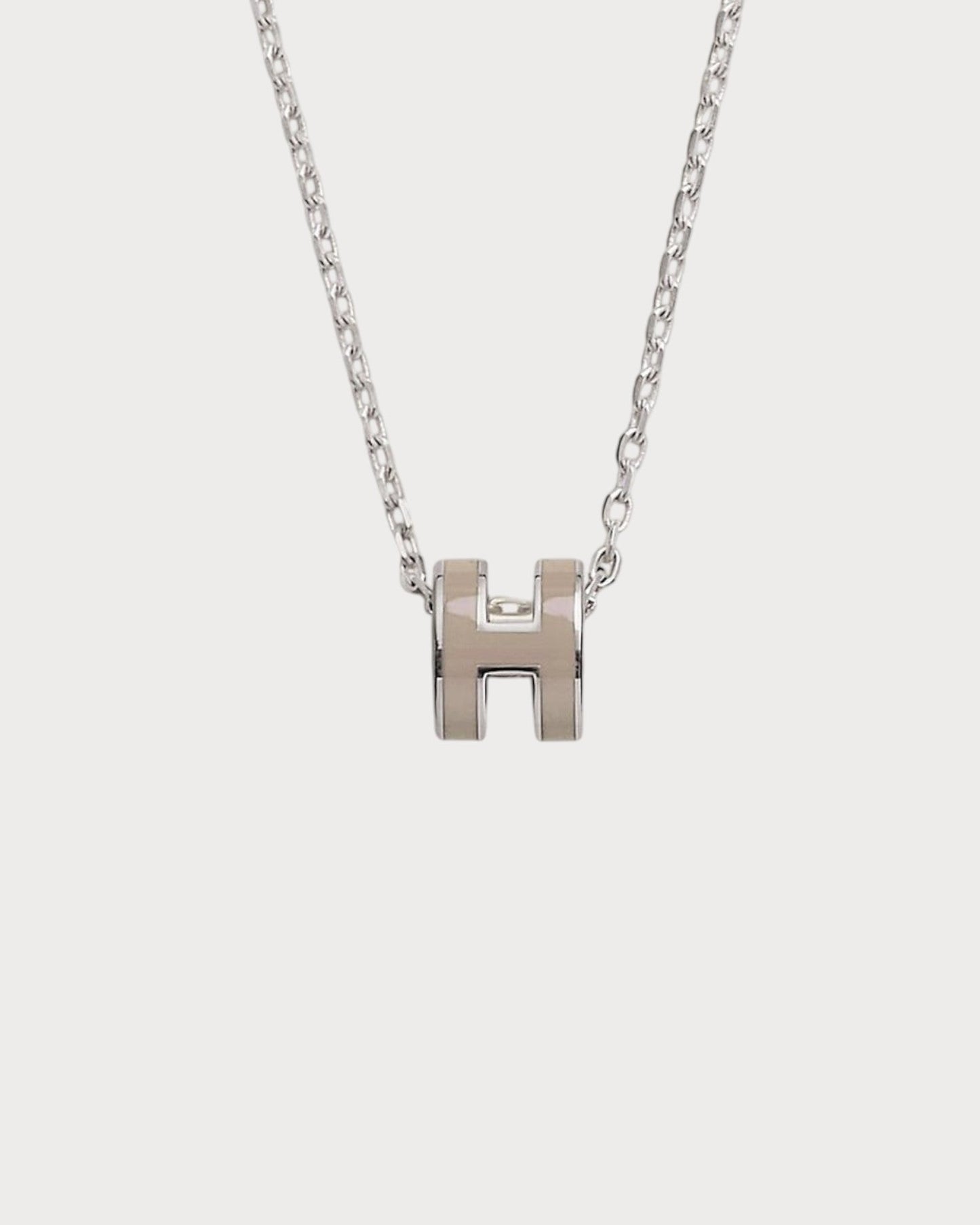 HERMES Silver Pop H Pendant(Mini/Many)