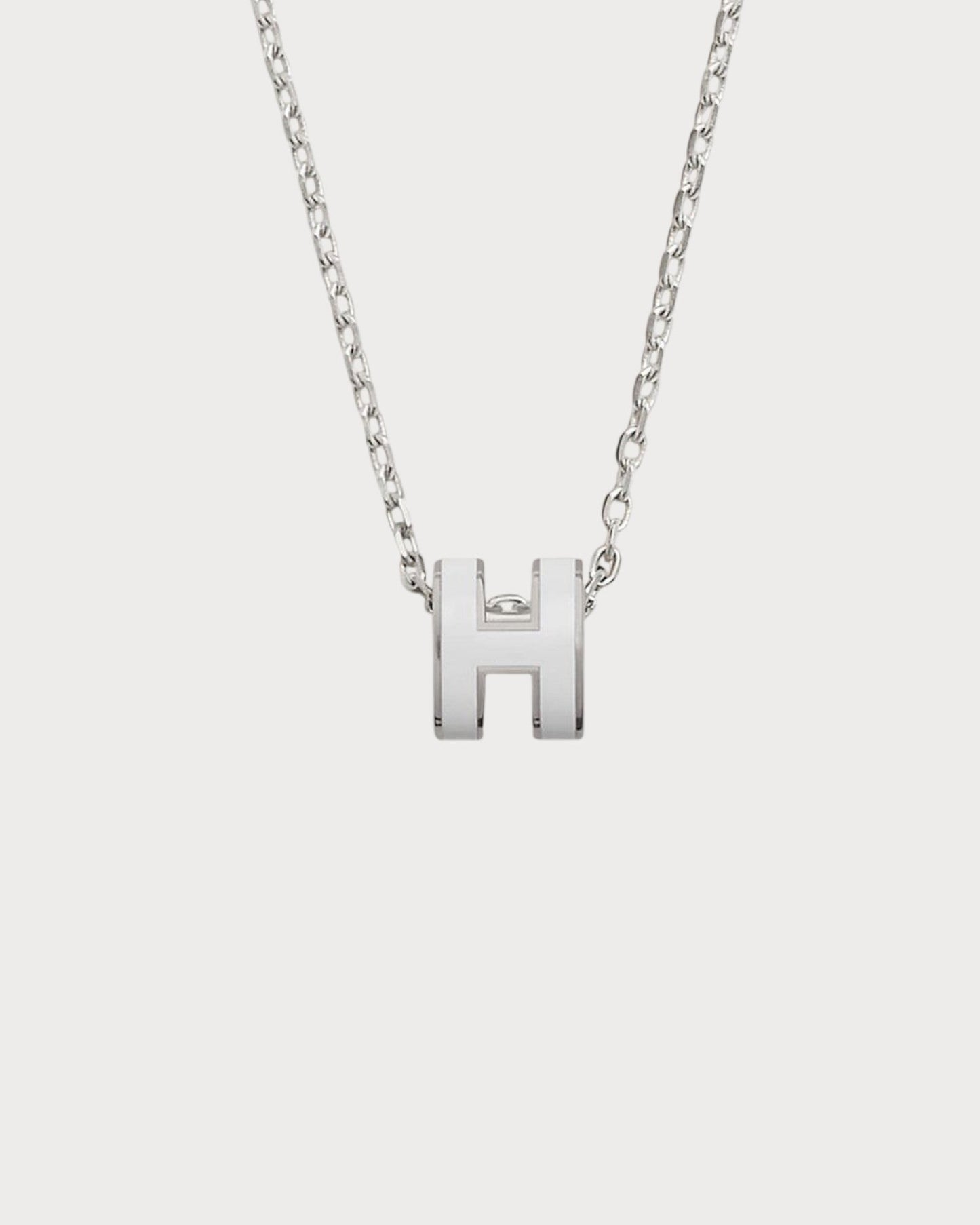 HERMES Silver Pop H Pendant(Mini/Many)
