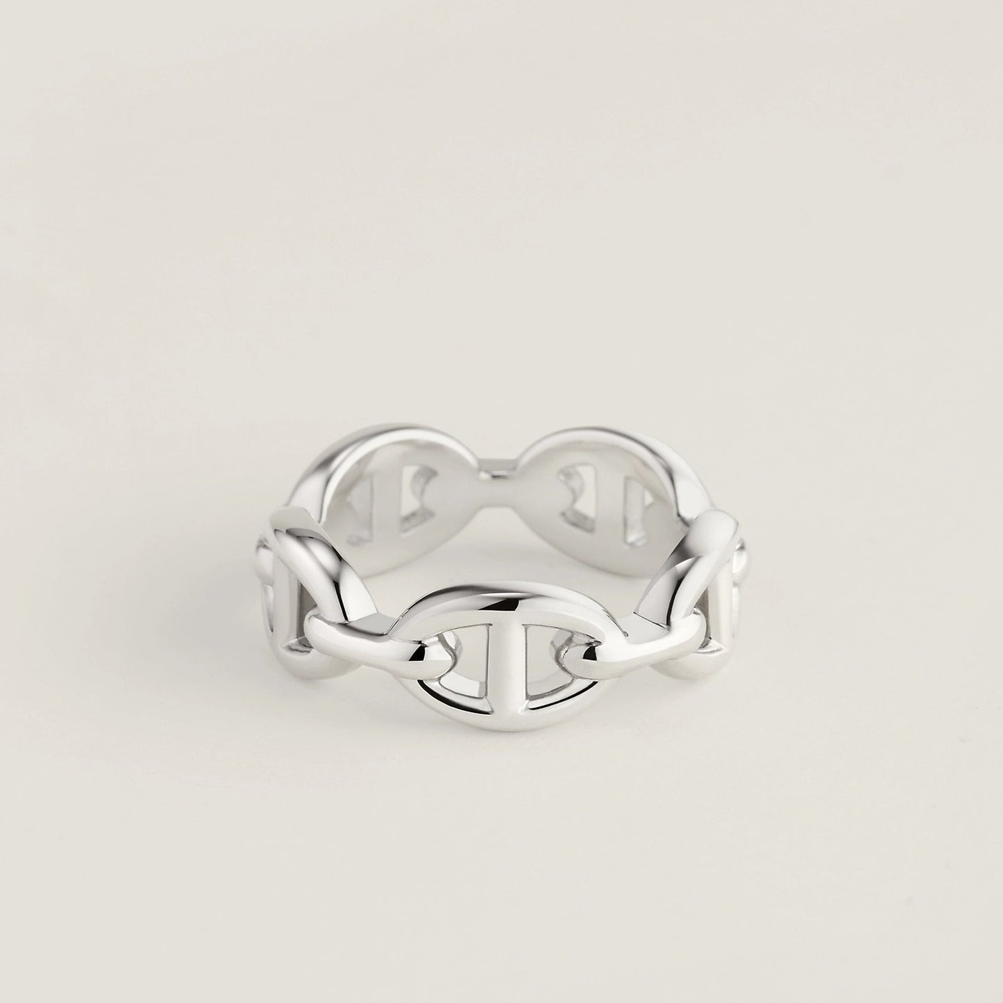 HERMES Chaine dáncre Enchainee Ring 925(Silver)