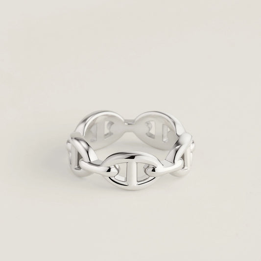HERMES Chaine dáncre Enchainee Ring 925(Silver)