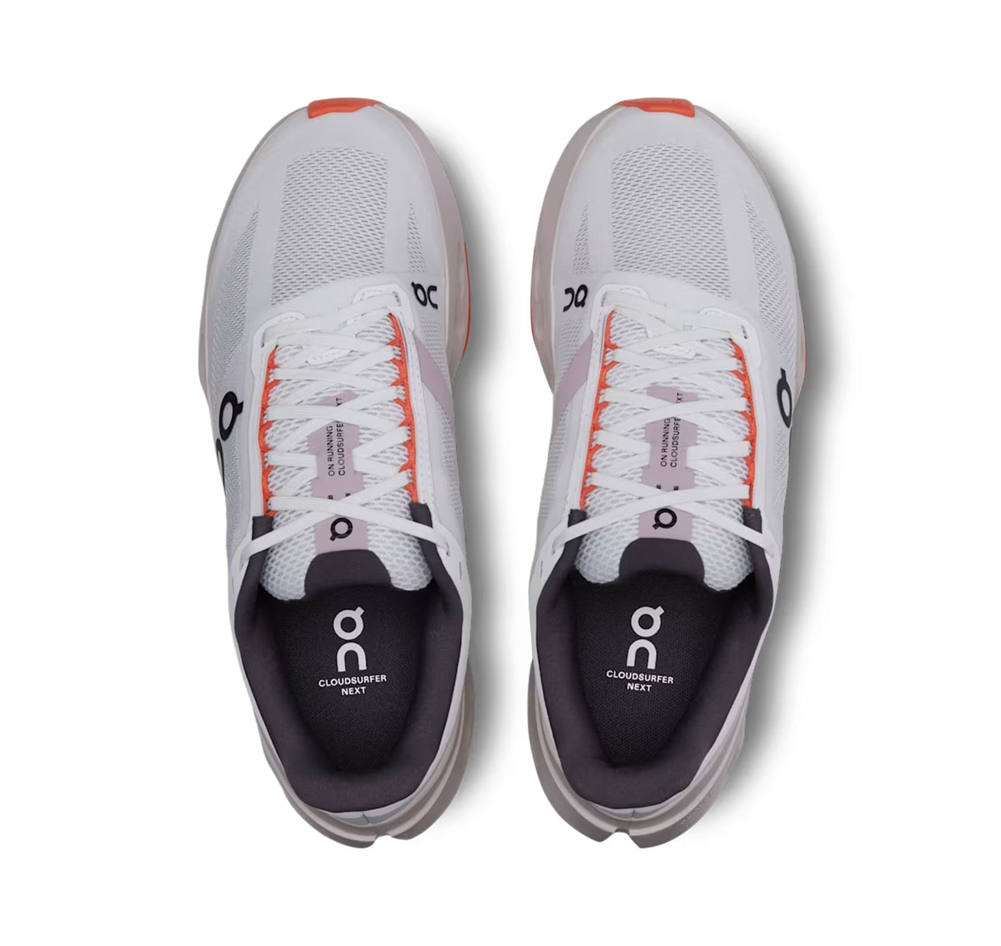 ON Women's Cloudsurfer Next White/Flame