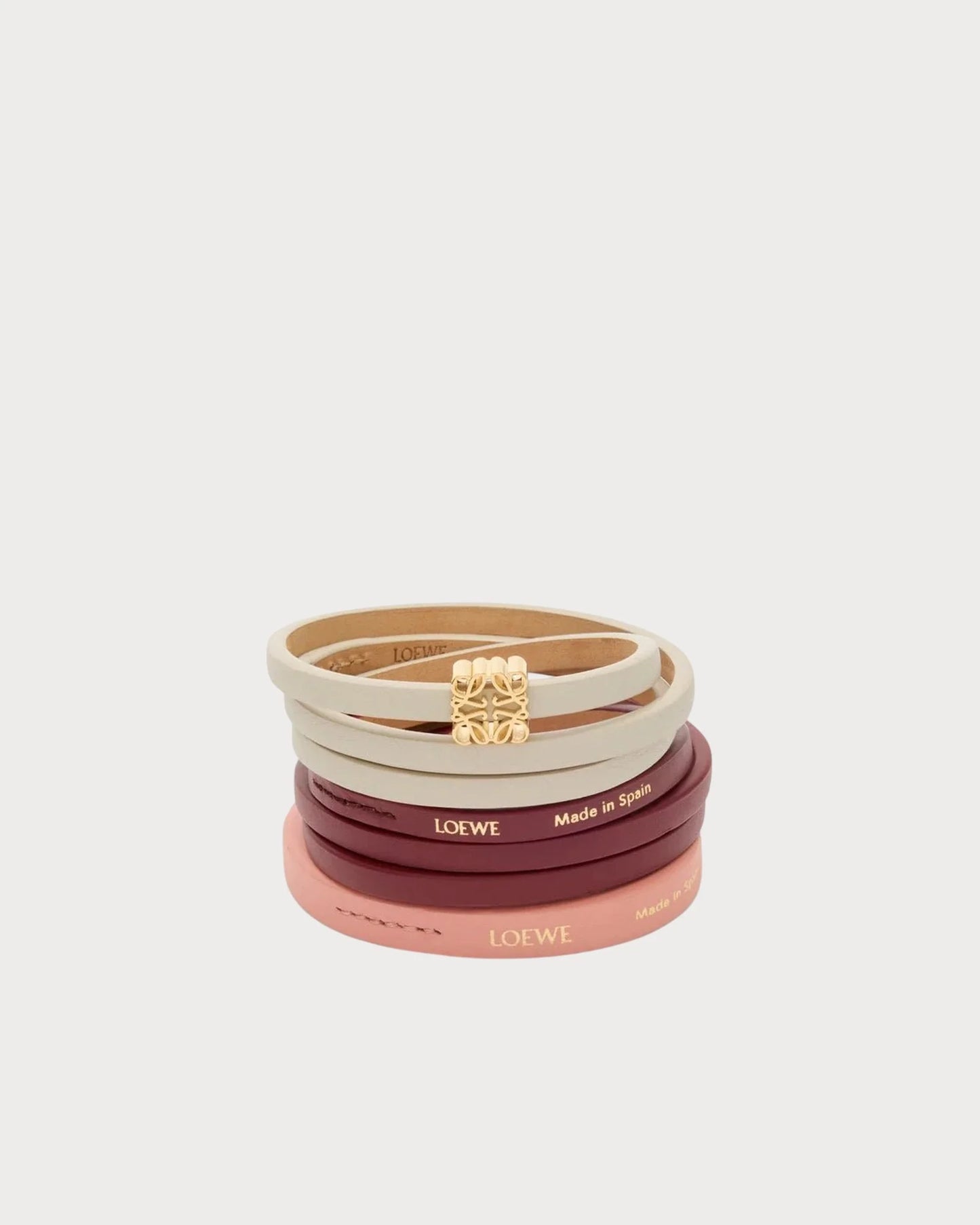 LOEWE Twist Double Bracelet in Calfskin(2 Colors)