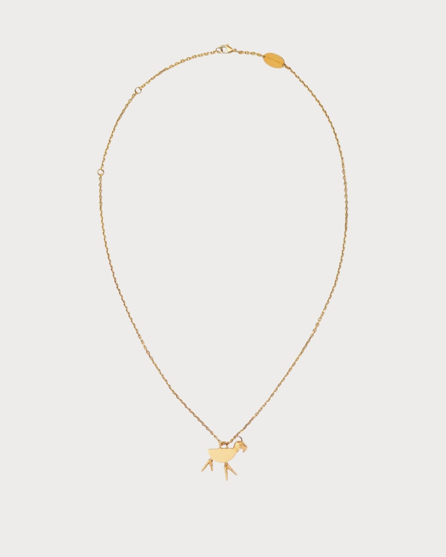 LORO PIANA Baby Goat Necklace(Gold)