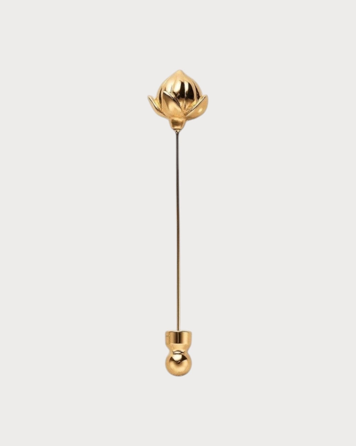 LORO PIANA Linen Flower Bud Pin(3 Colors)