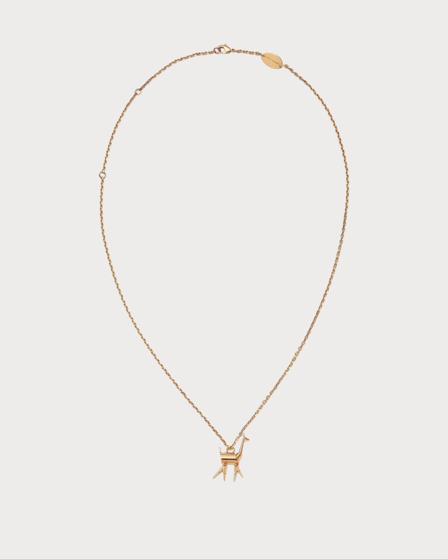 LORO PIANA Vicuna Necklace(Gold)