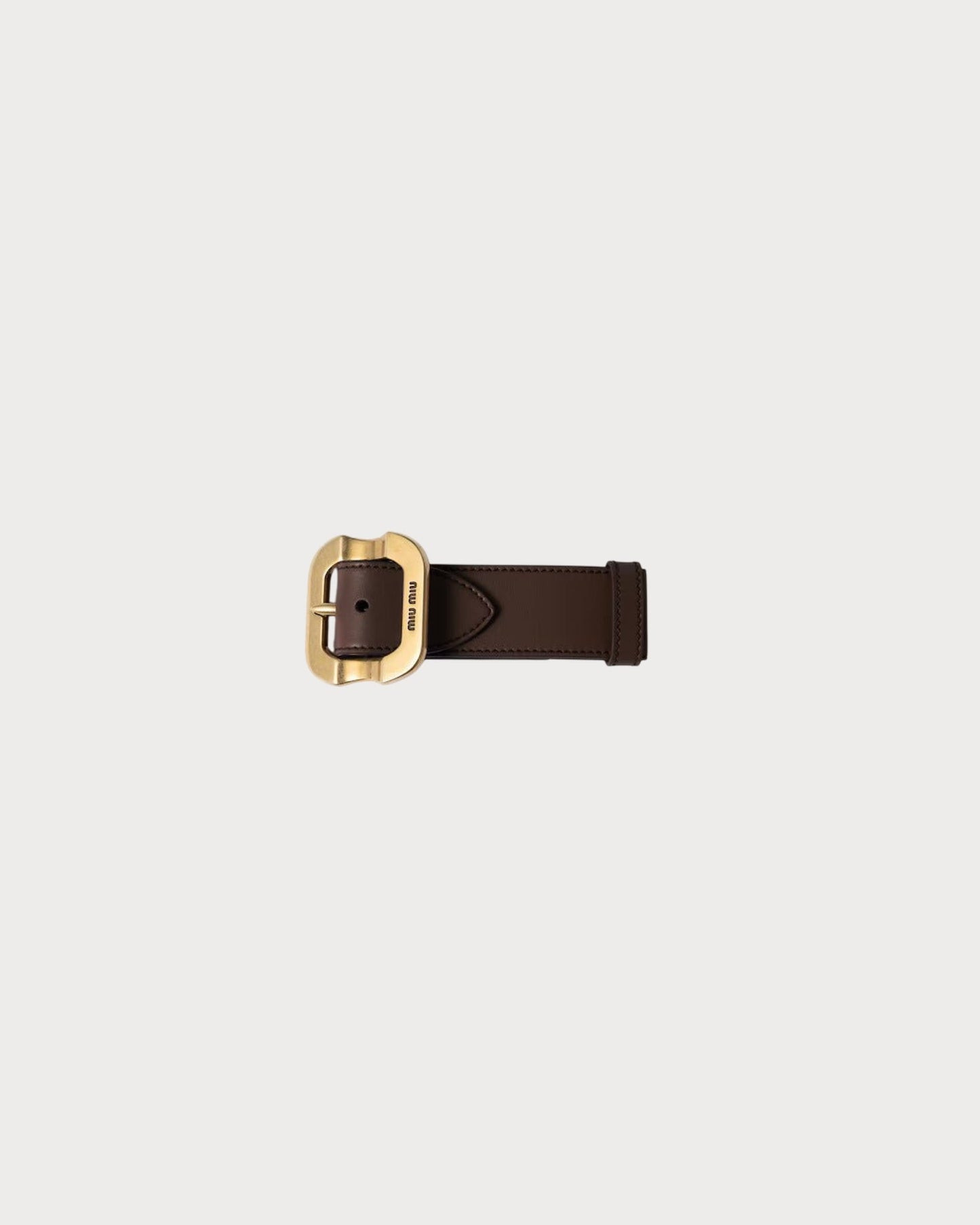 MIU MIU Leather Bracelet with Buckle(2 Colors)
