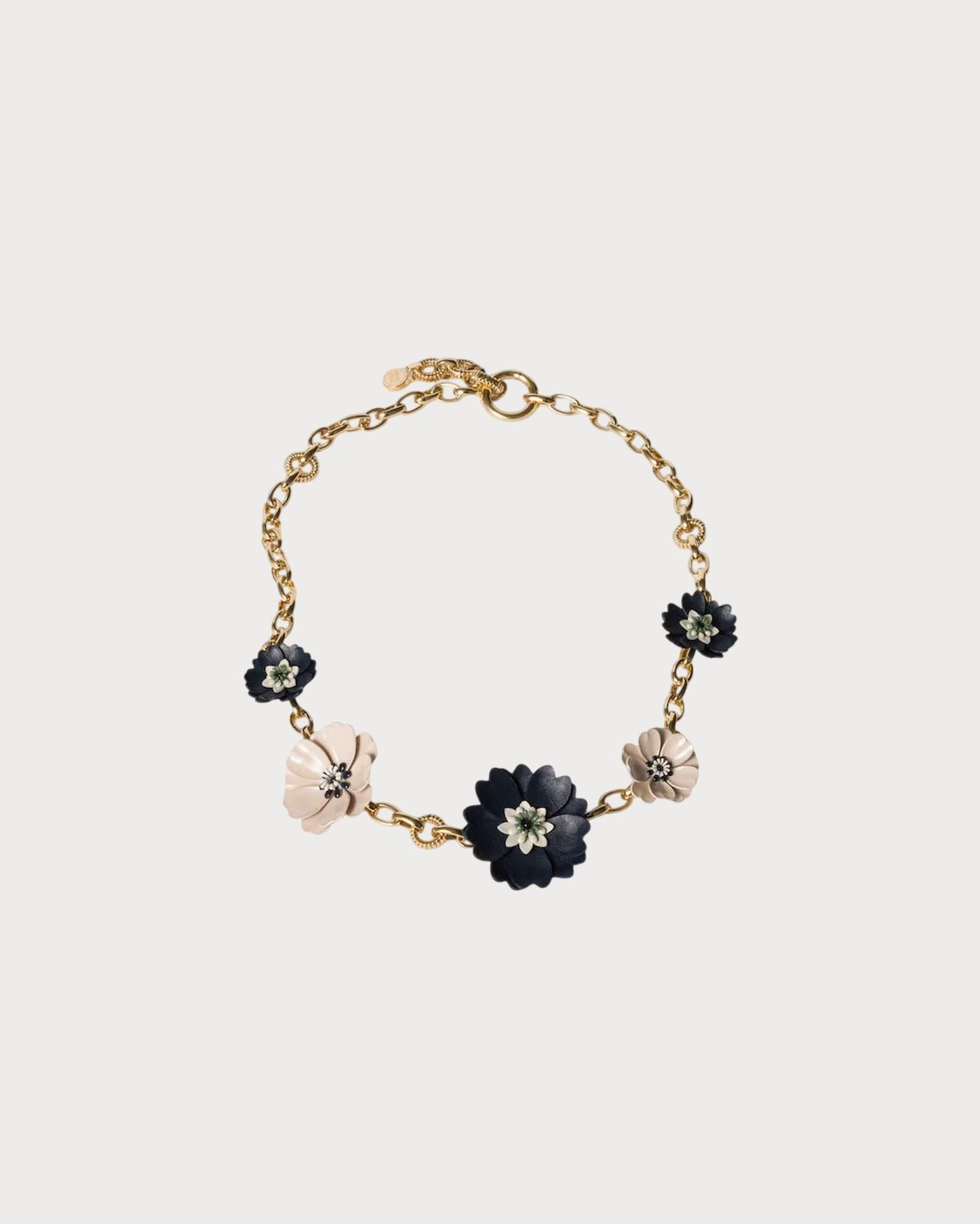 MIU MIU Metal and Pearl Necklace(Gold)