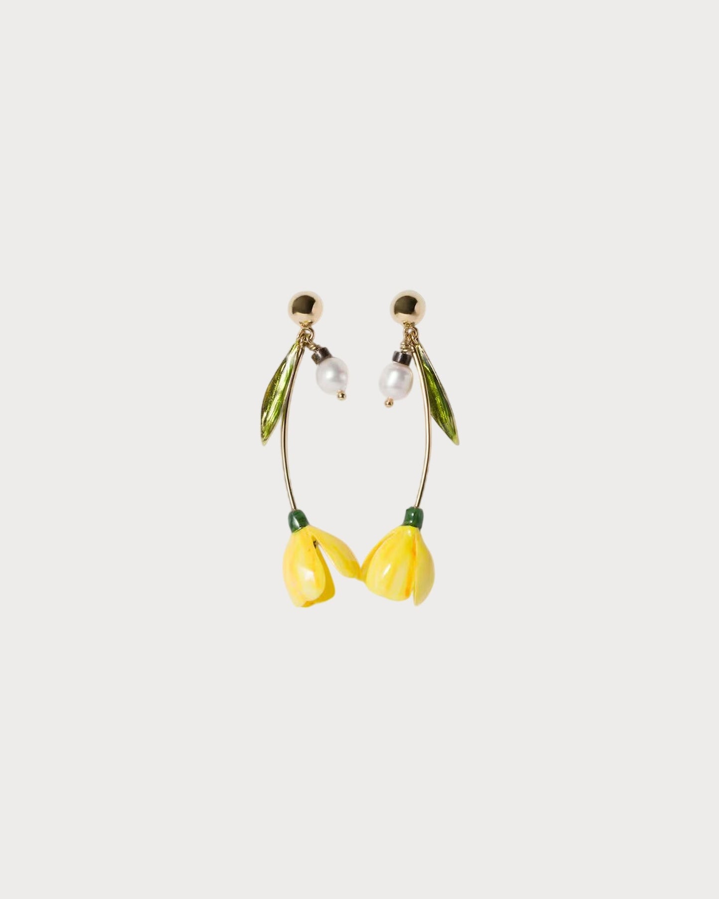 MIU MIU Metal Earrings(Gold)